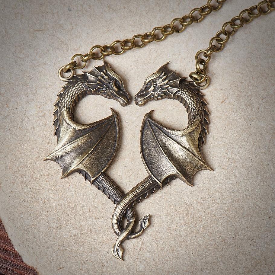 Viking & Pirate Style Dragon Alloy Necklace