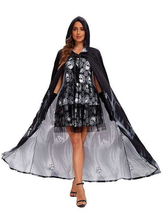 Skeleton Skull Ghost Bride Costume