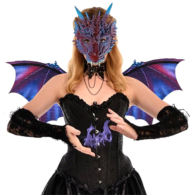 Dragon Wings & Mask Set