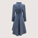 Steampunk High - Low Hem Long Jacket Dress - Retrorobe