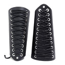 Conjunto de chaleco de guardabosques vikingo medieval con cinturón y brazalete