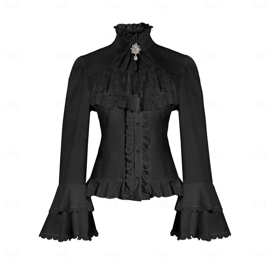 Retro Baroque Princess Vampire Style Blouse