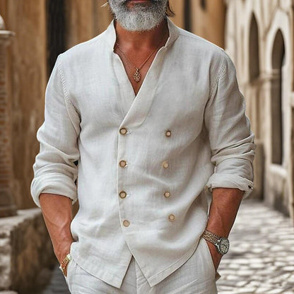 Classic Pirate Style Cotton Shirt - Retrorobe