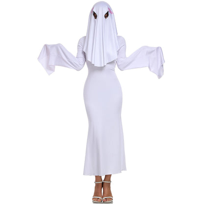 Sexy White Ghost Halloween Dress