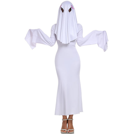 Sexy White Ghost Halloween Dress