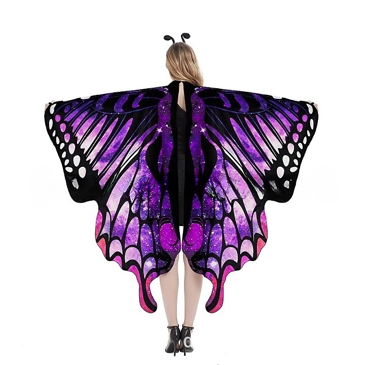 Butterfly Costume with Wings Headband Mask