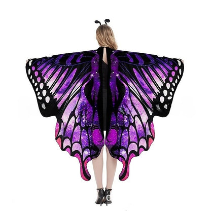 Butterfly Costume with Wings Headband Mask