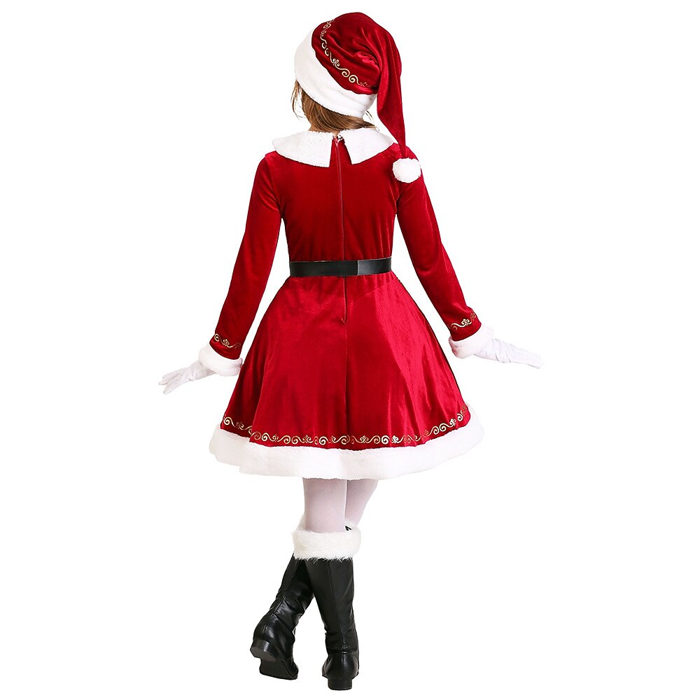 Girls' Mrs.Claus Costume Outfits