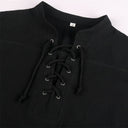 Pirate Style Lace-up Tunic - Retrorobe