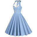 Vintage Collar Grace Midi Dress
