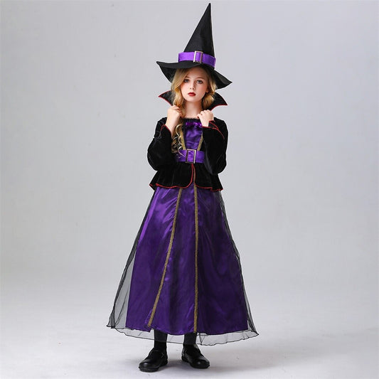 Girls' Witch Halloween Dress Cosplay Costume