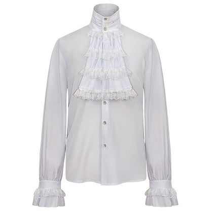 Vampire Aristocrat Style Shirt for Masquerade Event