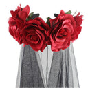 Women's Gothic Floral Veil Halloween Headband