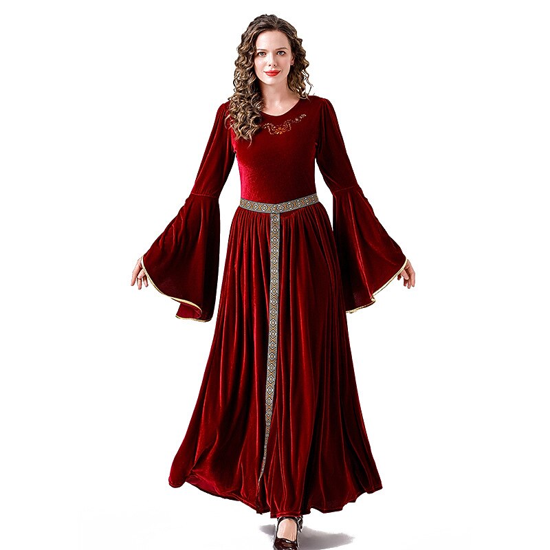 Celtic Velvet Maxi Dress