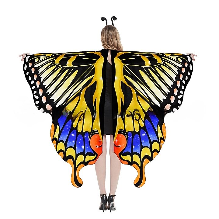 Butterfly Costume with Wings Headband Mask