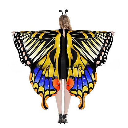 Butterfly Costume with Wings Headband Mask