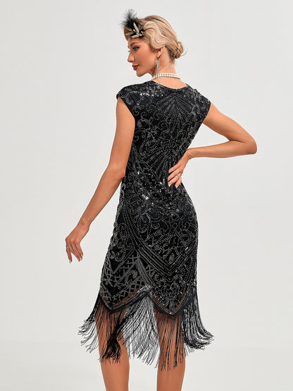 Art Deco Beading Flapper Dress