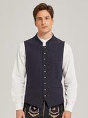 Men’s Oktoberfest Trachten Vest with Embroidery