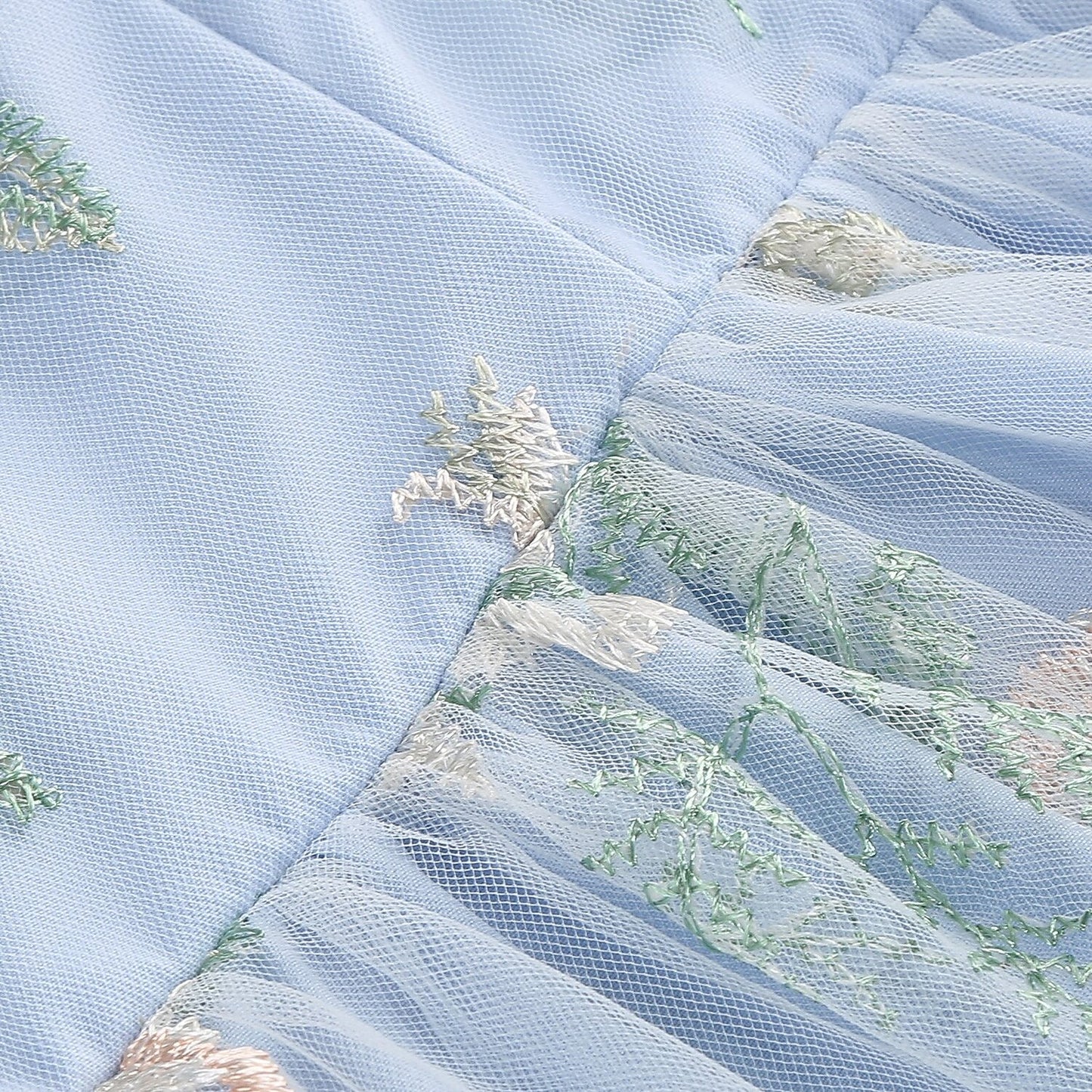 Floral Embroidered Sweetheart Midi Dress