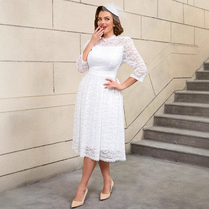 Bloom Lace Dream Midi Dress