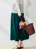 Retro Style Skirt with Pearlized Maxi Hem - Retrorobe