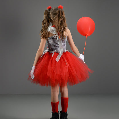 Clown It Halloween Tutu Dress for Kids