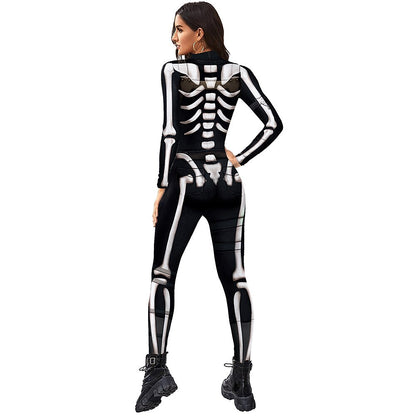 Women's Cyber Style Skeleton Bodysuits