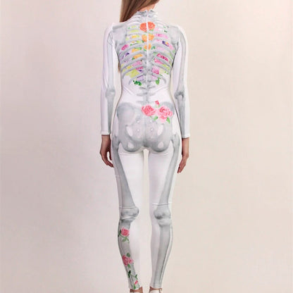 Skull Skeleton Sugar Skull Bodysuit
