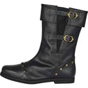 Botas altas de caballero medieval