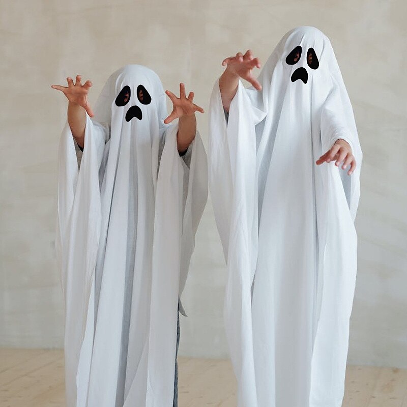 White Sheet Ghost Cape Costume