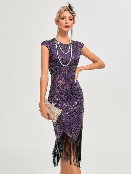 Art Deco Beading Flapper Dress