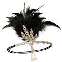 Vestido flapper con ribete de flecos y lentejuelas con set de accesorios
