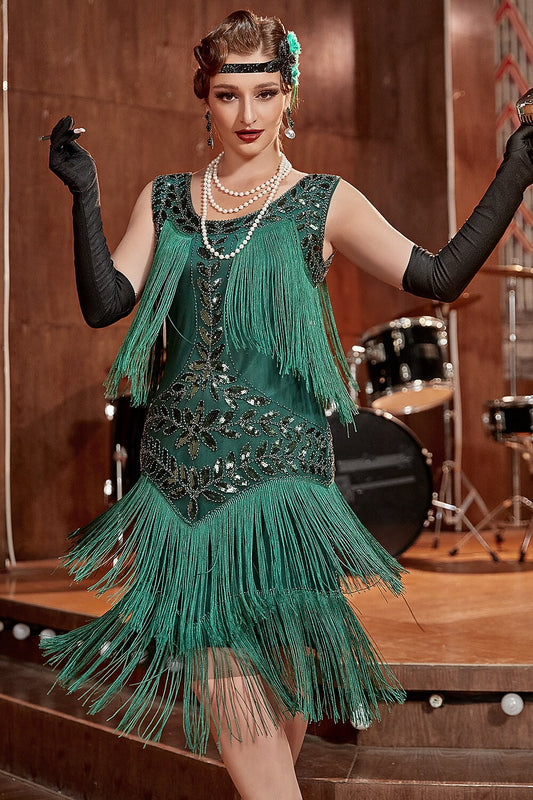 Green Flapper Dress
