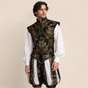 Men's Black & Gold Renaissance Noble Costume Set