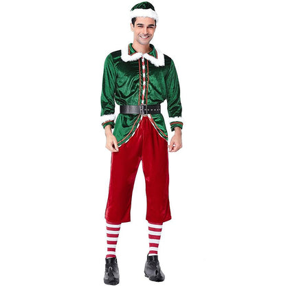 Men's Velvet Santa's Helper Outfit