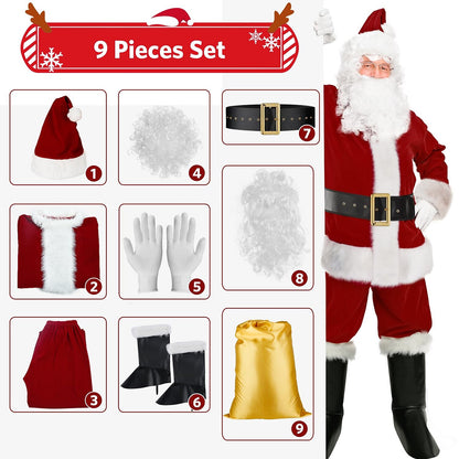Men's Deluxe Santa Claus Costume