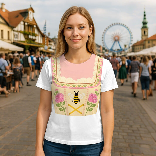 Women's Oktoberfest Dirndl Graphic T-shirt