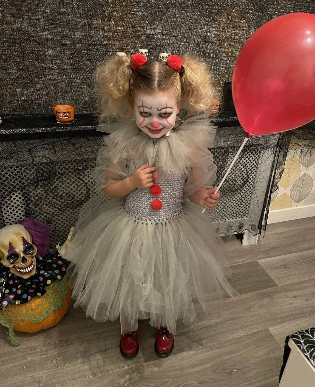 Clown Pennywise Dress for Girl