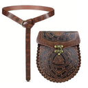 Ranger Styles Belt Set: Scabbard, Pouch - Retrorobe