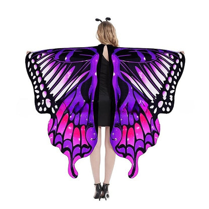 Butterfly Costume with Wings Headband Mask