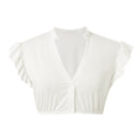 Women’s Oktoberfest Dirndl Blouse with Ruffle Sleeves - Retrorobe
