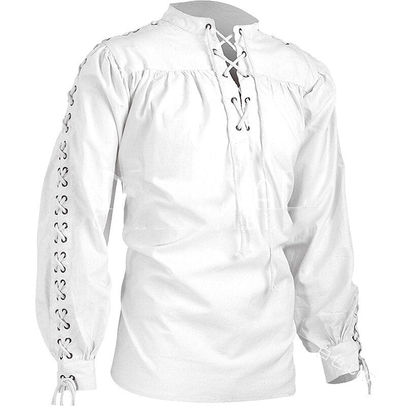 Punk & Gothic Renaissance Style Shirt Plus Size