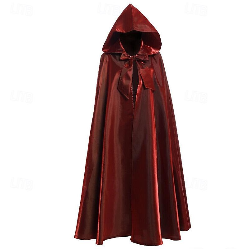 Unisex Punk & Gothic Style Medieval Cloak