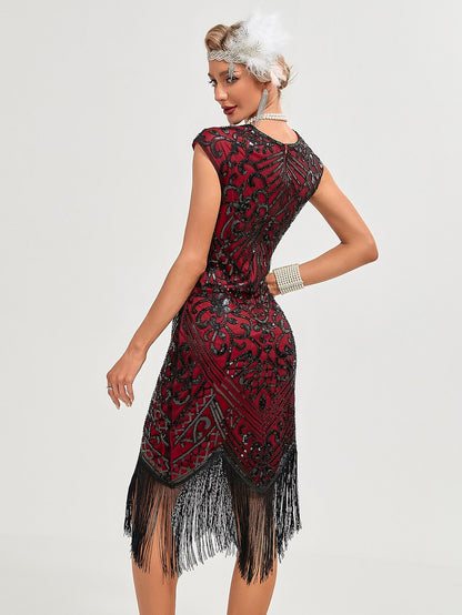 Art Deco Beading Flapper Dress