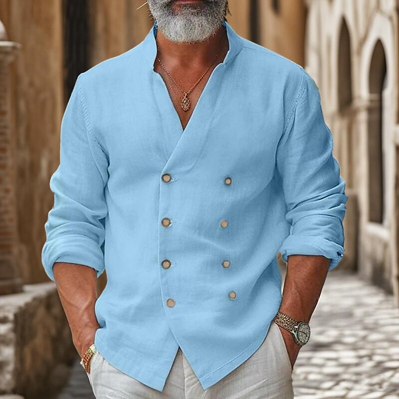 Classic Pirate Style Cotton Shirt - Retrorobe