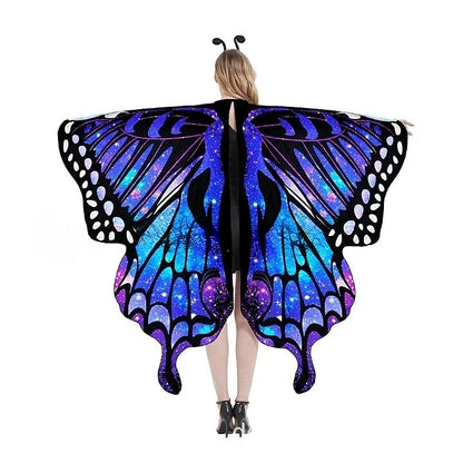 Butterfly Costume with Wings Headband Mask