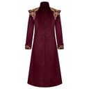 Men's Burgundy & Gold Baroque Vampire Costume Set