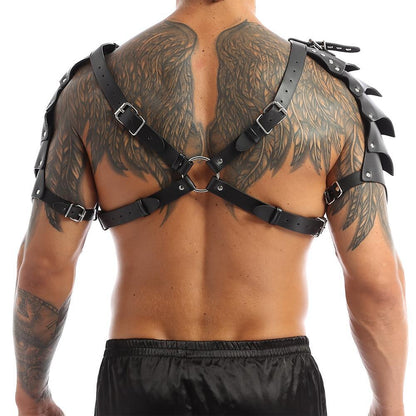 Gothic Medieval Split Style Shoulder Armor for Men