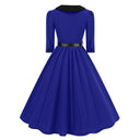 Peter Pan Collar Grace Midi Dress
