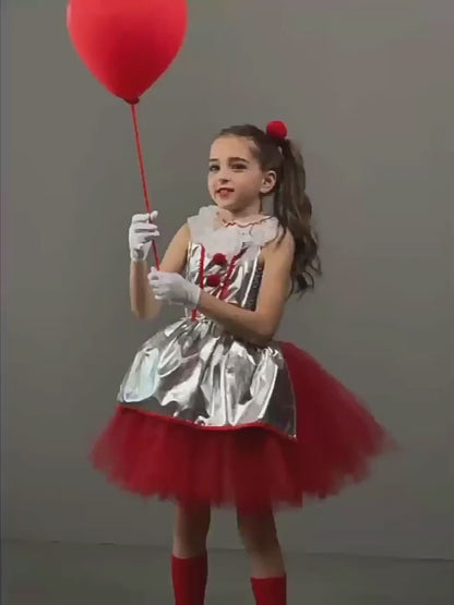 Clown It Halloween Tutu Dress for Kids